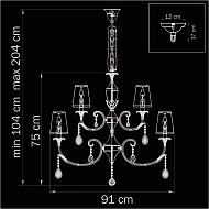 Подвесная люстра Lightstar Cappa 691152 Image 1