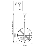 Подвесная люстра Lightstar Cero 731147 Image 2