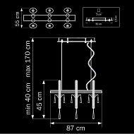 Подвесная люстра Lightstar Corno 821160 Image 3