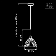 Подвесной светильник Lightstar Simple Light 810 810021 Image 1