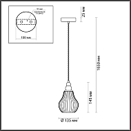 Подвесной светильник Lumion Eleonora 4562/1 Image 1