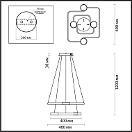 Подвесная люстра Lumion Ledio 5248/92L Image 1