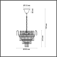 Подвесная люстра Lumion Zola 5234/6 Image 1