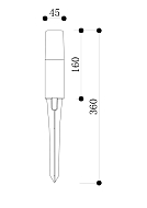 Ландшафтный светодиодный светильник Maytoni Talpa O416FL-L3GR3K Image 3