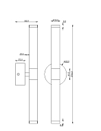 Настенный светильник Maytoni Technical Axis MOD106WL-L10G3K Image 1