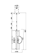 Подвесная люстра Maytoni Marmo MOD099PL-03G Image 3