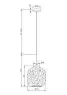 Подвесной светильник Maytoni Dolce MOD001PL-01CFL Image 3