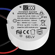 Драйвер Maytoni Technical Focus Led 25-40V 12W IP65 0,3A C055DR-12W Image 3