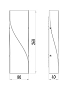 Уличный настенный светодиодный светильник Maytoni Twist O040WL-L11B3K Image 3