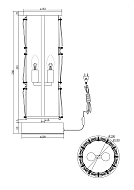 Настольная лампа Maytoni Puntes MOD043TL-02G Image 3