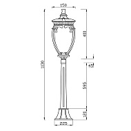 Уличный светильник Maytoni Fleur O414FL-01BZ1 Image 1