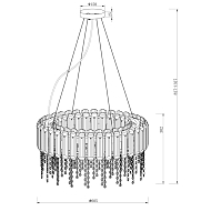 Подвесная люстра Maytoni Hail MOD097PL-08CH Image 3