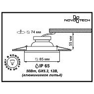 Встраиваемый светильник Novotech Aqua 369305 Image 1