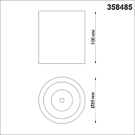 Потолочный светодиодный светильник Novotech Recte 358485 Image 2