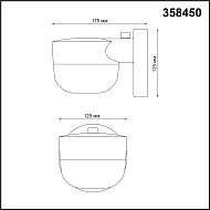 Уличный настенный светодиодный светильник Novotech Street 358450 Image 2