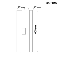 Трековый светодиодный светильник Novotech Iter 358185 Image 1