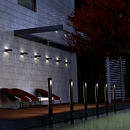 Садово-парковый светодиодный светильник Novotech Kaimas 358585 Image 1