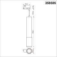 Трековый светодиодный светильник Novotech Mais 358505 Image 2