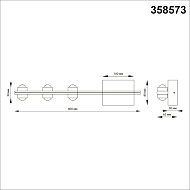 Уличный настенный светодиодный светильник Novotech Street 358573 Image 2