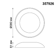 Потолочный светодиодный светильник Novotech Cail 357926 Image 2