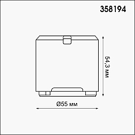 Встраиваемый светодиодный светильник Novotech Melang 358194 Image 1