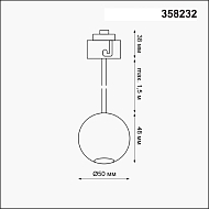 Подвесной светодиодный светильник Novotech Oko 358232 Image 1