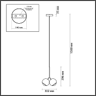 Подвесной светодиодный светильник Odeon Light Mia 4228/12LA Image 3