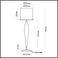 Настольная лампа Odeon Light Tower 4850/1T Image 3