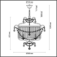 Подвесной светильник Odeon Light Sharm 4686/5 Image 2