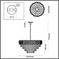 Подвесная люстра Odeon Light Catris 4972/5 Image 3