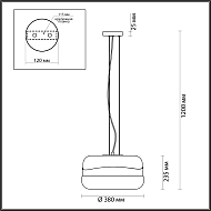 Подвесной светильник Odeon Light Apile 4813/1 Image 3