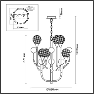 Подвесная люстра Odeon Light Kelli 4785/6 Image 3