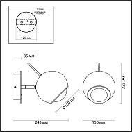 Светодиодный спот Odeon Light Mia 4228/6WL Image 3