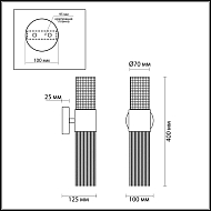 Бра Odeon Light Perla 4631/2W Image 3