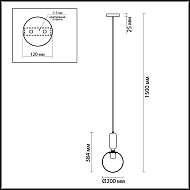 Подвесной светильник Odeon Light Okia 4668/1 Image 3