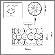 Потолочная люстра Odeon Light Tokata 4973/5C Image 2