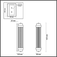 Настенный светильник Odeon Light Lordi 4823/2W Image 3