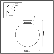 Потолочный светильник Odeon Light Bosco 4250/1C Image 3