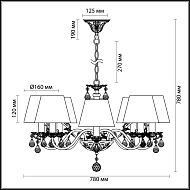 Подвесная люстра Odeon Light Magali 3229/8 Image 3