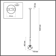 Подвесной светильник Odeon Light Stono 4789/1 Image 3