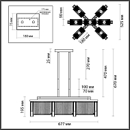 Подвесная люстра Odeon Light Gatsby 4877/7 Image 3