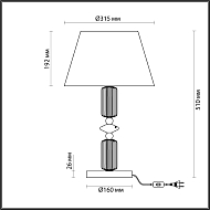 Настольная лампа Odeon Light Candy 4861/1TA Image 3