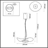 Подвесной светодиодный светильник Odeon Light Fluent 4858/10LA Image 3