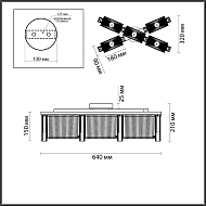 Потолочная люстра Odeon Light Gatsby 4871/5C Image 3