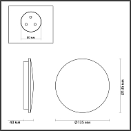 Настенный светодиодный светильник Odeon Light Eclissi 4235/6WL Image 3