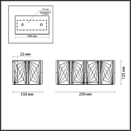 Настенный светильник Odeon Light Brittani 4119/2W Image 2