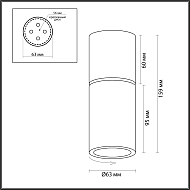 Спот Odeon Light Duetta 3896/1C Image 2