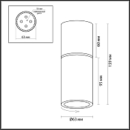 Спот Odeon Light Duetta 4280/1C Image 2