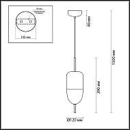 Подвесной светодиодный светильник Odeon Light Dune 4620/12L Image 2