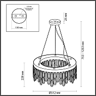 Подвесной светильникOdeon Light Dakisa 4985/6 Image 2